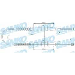 trosas, stovėjimo stabdys
                                SAMKO                                C0175B, SAMKO, C0175B, auto d
