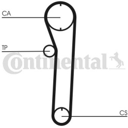 paskirstymo diržas
                                CONTINENTAL CTAM                                                CT680, CO