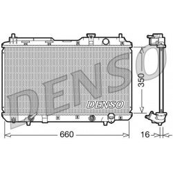radiatorius, variklio aušinimas
DENSO DRM4001