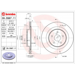 stabdžių diskas (1vnt) PRIME LINE - UV Coated
                                BREMBO                                       
