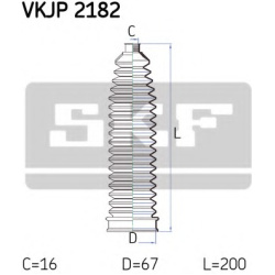 gofruotoji membrana, vairavimas
SKF VKJP 2182,