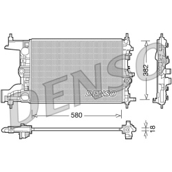 radiatorius, variklio aušinimas
                                DENSO                                                DRM2009