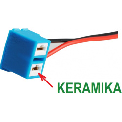 Lizdas lemputei H7 su laidu, keramikinis
                                M-TECH                                GN007, M-TECH,