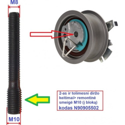 Smeigė varžtas įtempiklio
                                VAG                                N90905502, VAG, N90905502, au