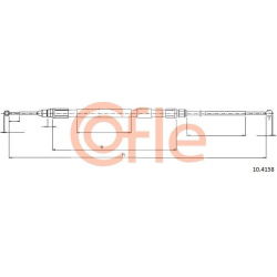 trosas, stovėjimo stabdys
                                COFLE                                                92.10.4158, N