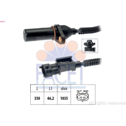 jutiklis, alkūninio veleno impulsas Made in Italy - OE Equivalent
                                FACET                     