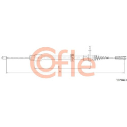 trosas, stovėjimo stabdys
                                COFLE                                92.10.9463, Nenurodytas gamin