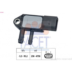 jutiklis, išmetimo slėgis Made in Italy - OE Equivalent
                                FACET                              