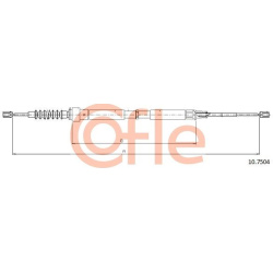 trosas, stovėjimo stabdys
                                COFLE                                                92.10.7504, N