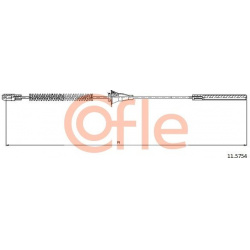 trosas, stovėjimo stabdys
                                COFLE                                                92.11.5754, N
