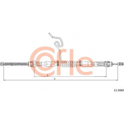 trosas, stovėjimo stabdys
                                COFLE                                92.11.5665, Nenurodytas gamin