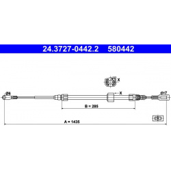 trosas, stovėjimo stabdys
                                ATE                                                24-3727-0442-2,