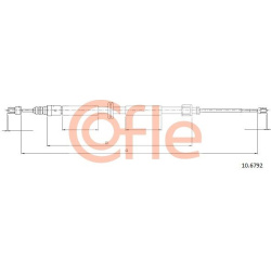 trosas, stovėjimo stabdys
                                COFLE                                                92.10.6792, N