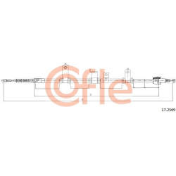 trosas, stovėjimo stabdys
                                COFLE                                                92.17.2569, N