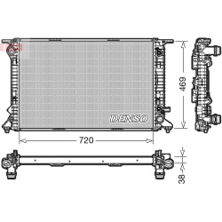 radiatorius, variklio aušinimas
                                DENSO                                                DRM0202