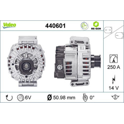 kintamosios srovės generatorius VALEO RE-GEN REMANUFACTURED
                                                440601, VALEO, 4
