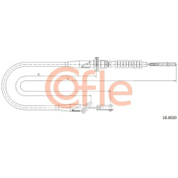 sankabos trosas
                                COFLE                                92.18.6020, Nenurodytas gamintojas, 9218
