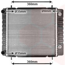 radiatorius, variklio aušinimas
                                VAN WEZEL                                                020