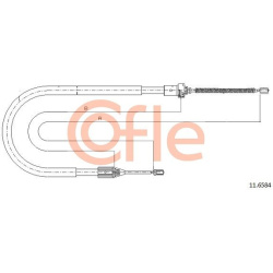 trosas, stovėjimo stabdys
                                COFLE                                                92.11.6584, N