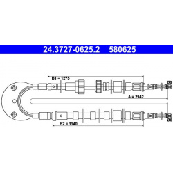 Trosas, stovėjimo stabdys
                                ATE                                                24-3727-0625-2,