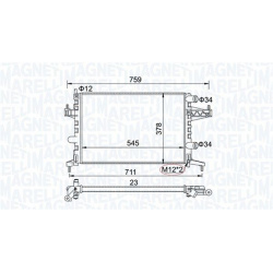 radiatorius, variklio aušinimas
MAGNETI MARELLI