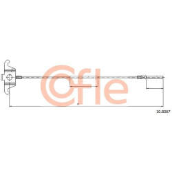 trosas, stovėjimo stabdys
                                COFLE                                                92.10.8067, N
