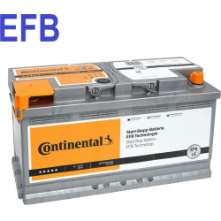akumuliatorius START-STOP-BATTERY EFB
                                CONTINENTAL                                            