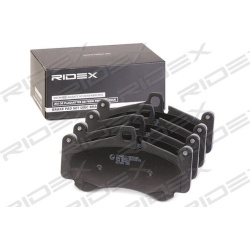 stabdžių trinkelių rinkinys, diskinis stabdys
                                RIDEX                                       