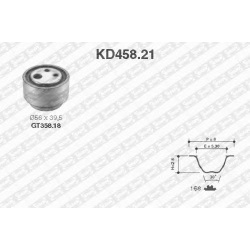paskirstymo diržo komplektas
                                SNR                                                KD458.21, SN