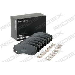 stabdžių trinkelių rinkinys, diskinis stabdys
                                RIDEX                                       