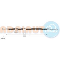trosas, stovėjimo stabdys
                                ADRIAUTO                                                48.0205, A