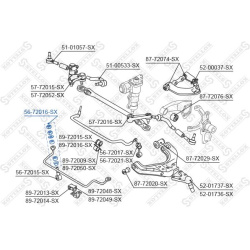stabilizatoriaus įvorė
                                STELLOX                                56-72016-SX, STELLOX, 56-7201