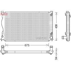 radiatorius, variklio aušinimas
                                DENSO                                                DRM0202