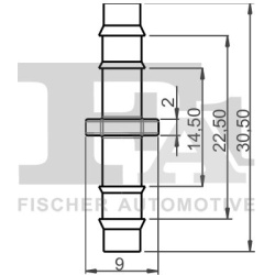 adapteris, žarnų jungiklis
                                FA1                                33-60010.10, FA1, 33-60010.10