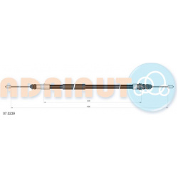 trosas, stovėjimo stabdys
                                ADRIAUTO                                                07.0239, A