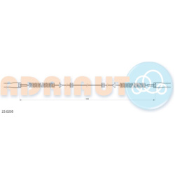 trosas, stovėjimo stabdys
                                ADRIAUTO                                                23.0205, A