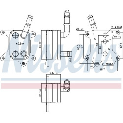 alyvos aušintuvas, variklio alyva
                                NISSENS                                                914