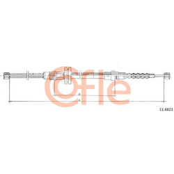 trosas, stovėjimo stabdys
                                COFLE                                                92.11.6821, N