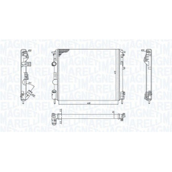 radiatorius, variklio aušinimas
                                MAGNETI MARELLI                                             