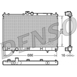 radiatorius, variklio aušinimas
                                DENSO                                                DRM4502