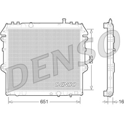 radiatorius, variklio aušinimas
                                DENSO                                                DRM5006