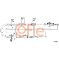 trosas, stovėjimo stabdys
                                COFLE                                                92.17.6020, N