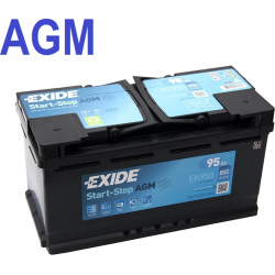 Akumuliatorius EXIDE 95Ah AGM 850A START-STOP
                                EXIDE                                AKU95EXIDE