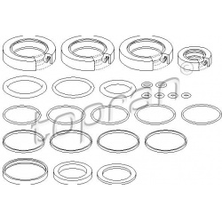 tarpiklių rinkinys, vairo mechanizmo pavara
                                TOPRAN                                          