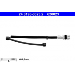 įspėjimo kontaktas, stabdžių trinkelių susidėvėjimas
                                ATE                              