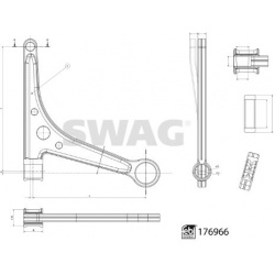 pakabos svirtis
                                SWAG                                33 10 3822, Nenurodytas gamintojas, 33103