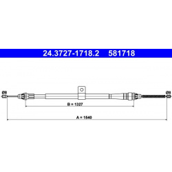 trosas, stovėjimo stabdys
                                ATE                                                24-3727-1718-2,