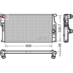 radiatorius, variklio aušinimas
                                DENSO                                                DRM0501