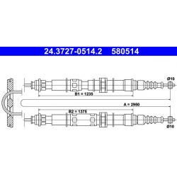 trosas, stovėjimo stabdys
                                ATE                                                24-3727-0514-2,