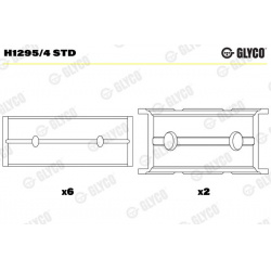 Alkūninio veleno indėklas
GLYCO H1295/4 STD,